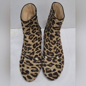 Charlotte Olympia EPIPHANY BOOT‎ LEOPARD PRINT Sz 37